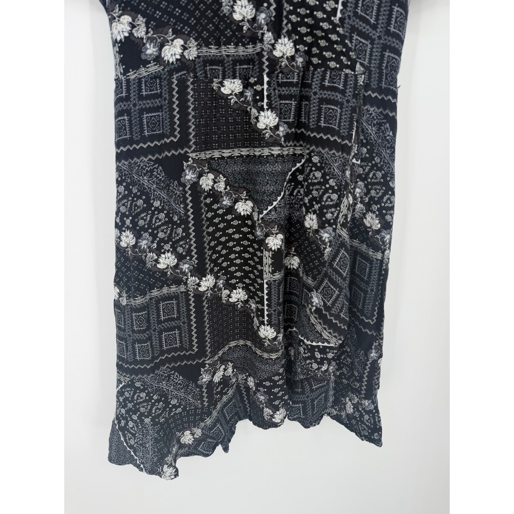 SO Juniors Dress Small Y2K Boho Whimsigoth Patchwork Retro Paisley Festival - Picture 5 of 12